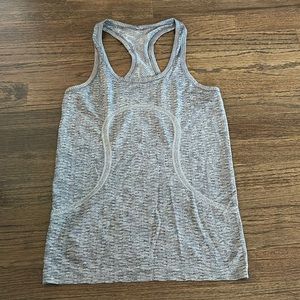 Grey lululemon tank top